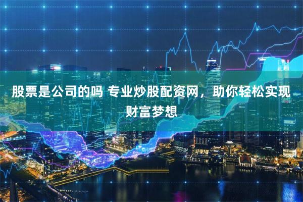 股票是公司的吗 专业炒股配资网，助你轻松实现财富梦想