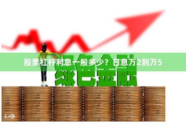 股票杠杆利息一般多少？日息万2到万5